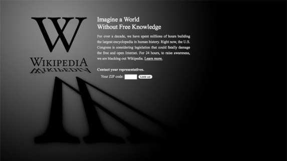 dee2a Education wikipedia blackout